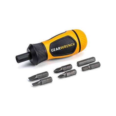 gearwrench stubby ratcheting screwdriver